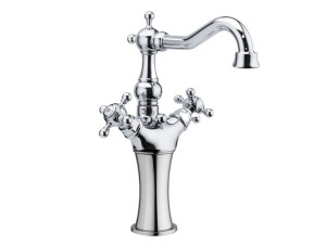 Смеситель для раковины с автоматическим сливом