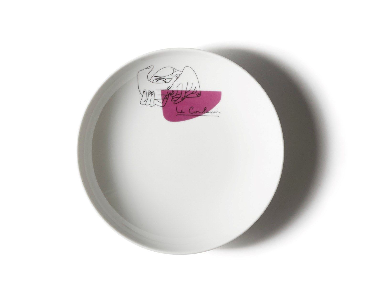 Набор из 2 фарфоровых десертных тарелок CASSINA Gnr Service Prunier ARCH-00039023 - Вид №12