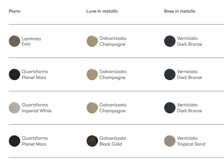 Прямоугольный стол со стальным основанием и ламинированным верхом ORO NERO Collection Eclipsy ARCH-00076302 - Вид №4