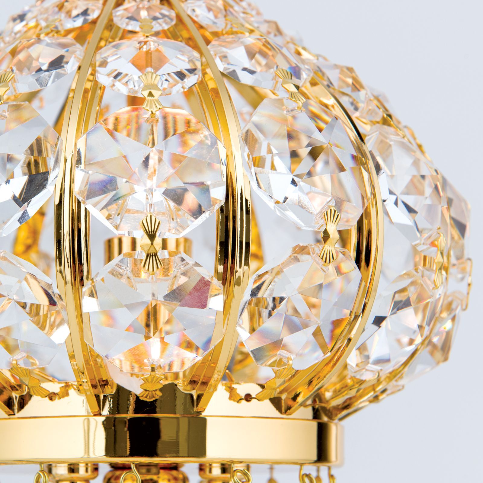 Латунная настольная лампа с кристаллами Orion Oriental ARCH-00023378 - Вид №1