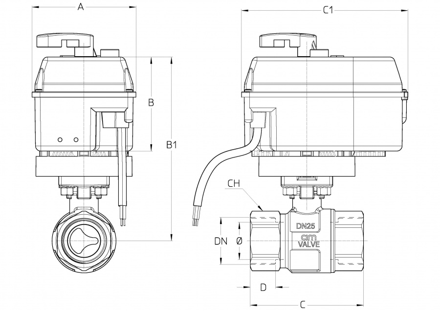 CIMBERIO CIM 690 112 Автоматический запорно-регулирующий клапан CIM 690  - Вид №1