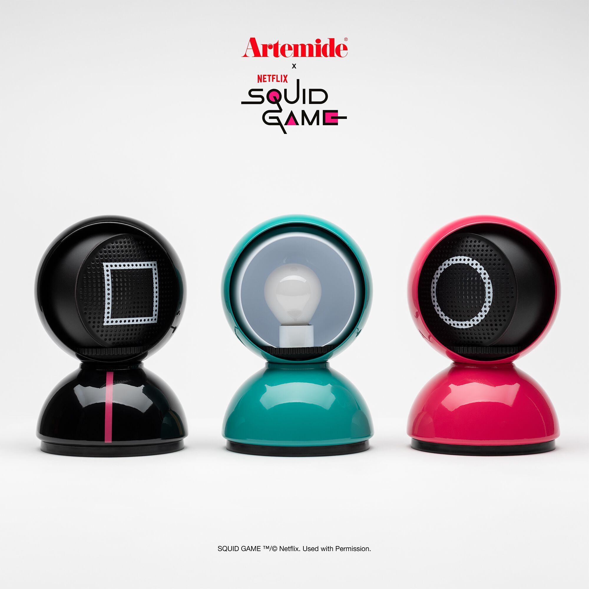 Окрашенная металлическая светодиодная настольная лампа In Stock Artemide ARCH-00049269 - Вид №5