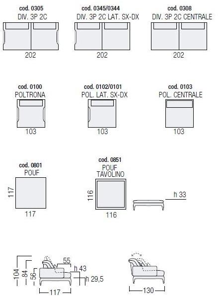 Egoitaliano Угловой диван в коже sun-id-1345309 - Вид №1