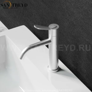 Смеситель FEZ 150 мм для раковины хромированный матовый