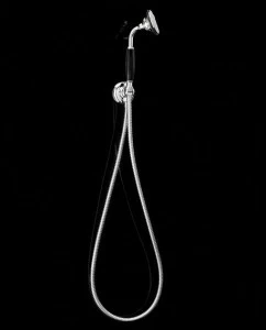 Devon&Devon Настенный ручной душ с опорой Black morris Utci220crbl