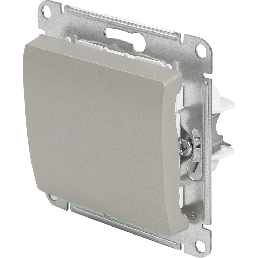 Schneider Electric Glossa — встраиваемый выключатель с одной клавишей 84730738 STLM-0054177
