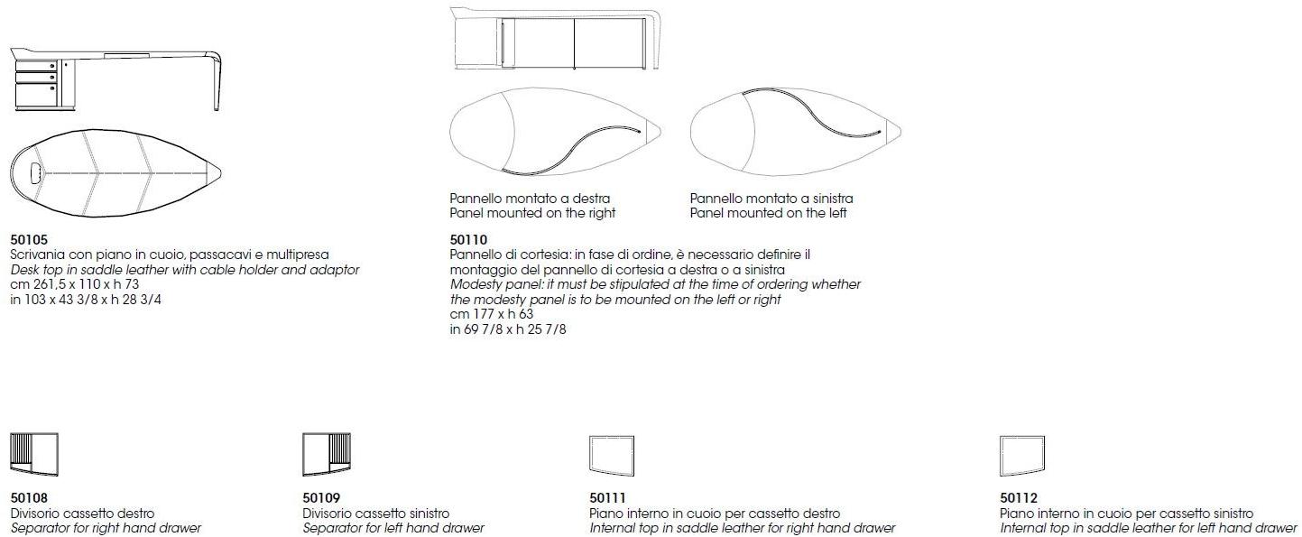 Giorgetti Деревянный стол с ящиками sun-id-1400096 - Вид №6