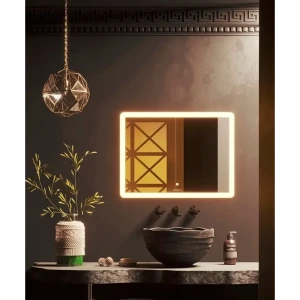 Зеркало для ванной Omega Glass Тип 4 SD344 с подсветкой 60x80 см прямоугольное