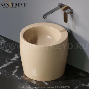 L101110 Накладная раковина на столешницу  круглая A. e T. Italia TOTEM