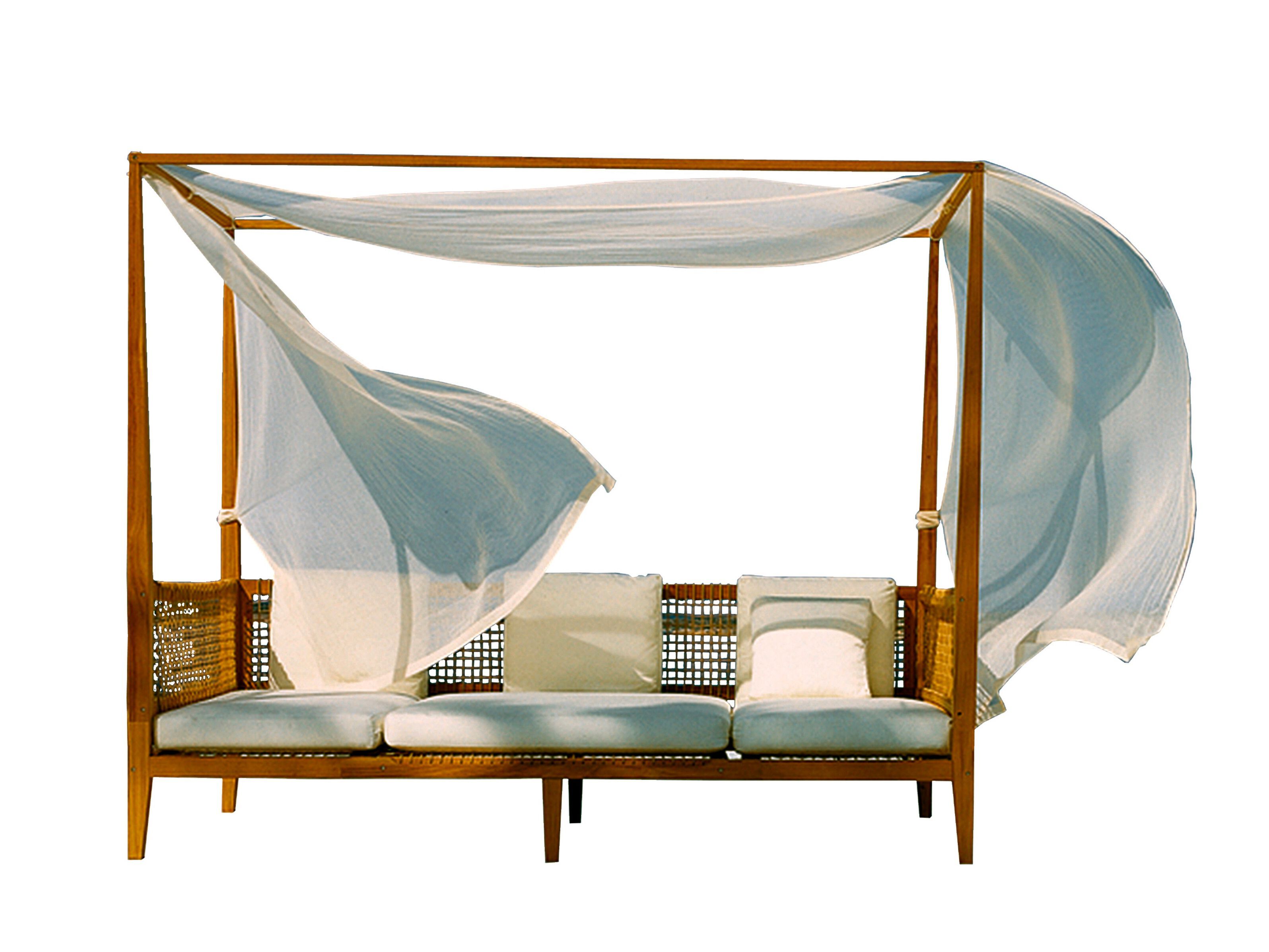 Садовая кровать из тикового дерева с балдахином Unopiù Синтез ARCH-00047354 - Вид №3