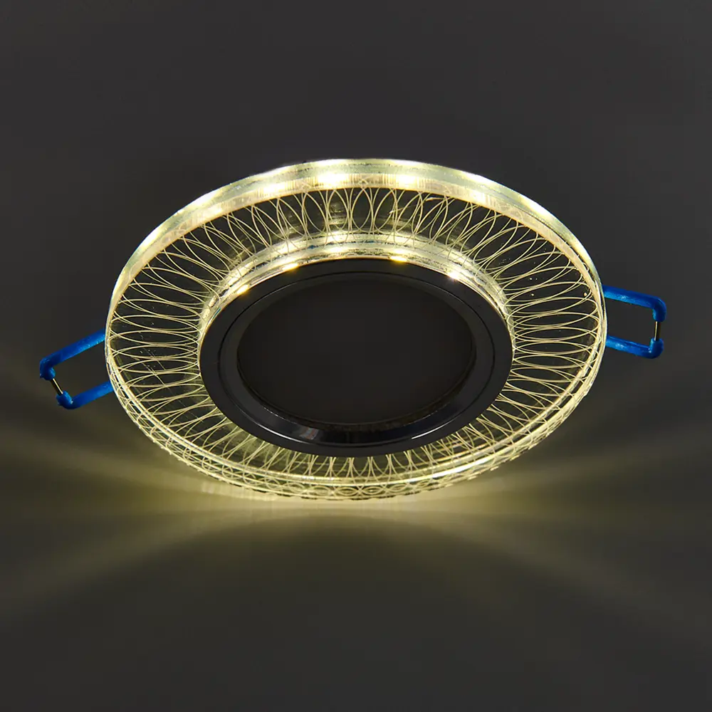 Светильник точечный встраиваемый DLS-L152 с LED-подсветкой под отверстие 65 мм, 1.7 м², цвет прозрачный Fametto STLM-2130834 - Вид №3