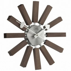Часы настенные коричневые деревянные Tomas Stern 8006 TOMAS STERN СОЛНЦЕ 00-3872718 Коричневый