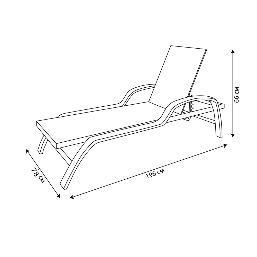 Шезлонг GREENGARD Фиджи - роскошь отдыха в саду 83722975 STLM-0043762 - Вид №6