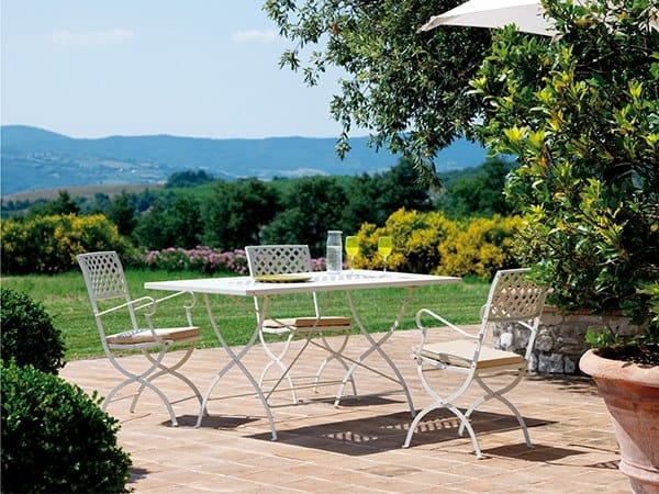 Металлический складной садовый стул Vermobil Springtime ARCH-00106948 - Вид №7