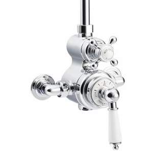 Traditional bathrooms Смеситель для душа термостат с фарфоровой ручкой ASCOT Tb740.614.bn