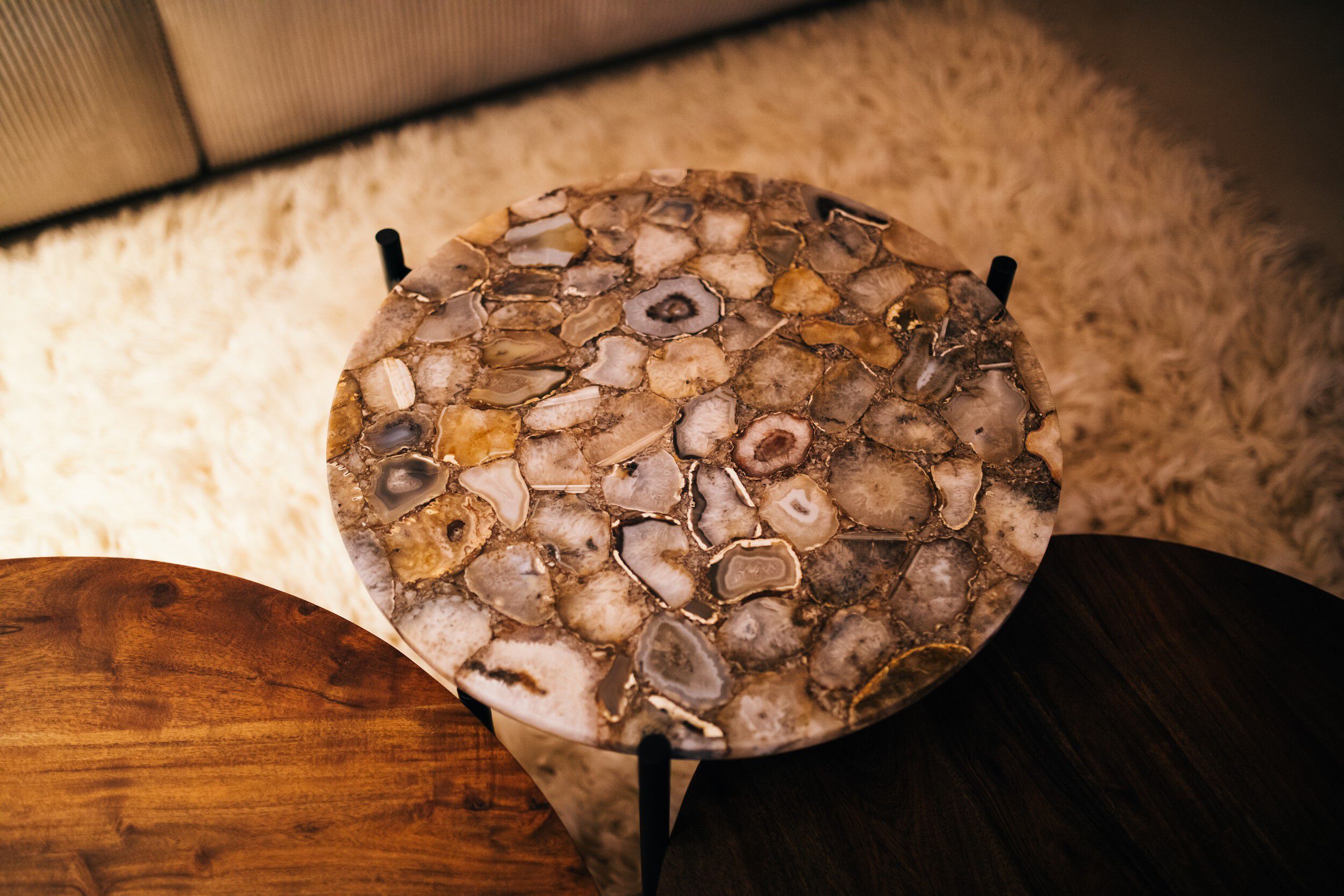 Круглая столешница из агатового камня POMAX AGATA ARCH-00105929 - Вид №7