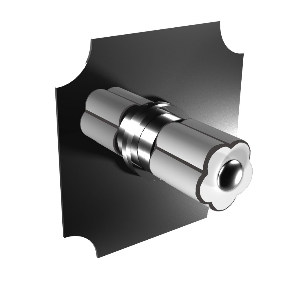 11524 БЕЛЫЙ-12524 ЧЕРНЫЙ Встроенный миксер с прогрессивным картриджем. Bongio Fleur Blanc&Noir 11524 BLANC-12524 NOIR