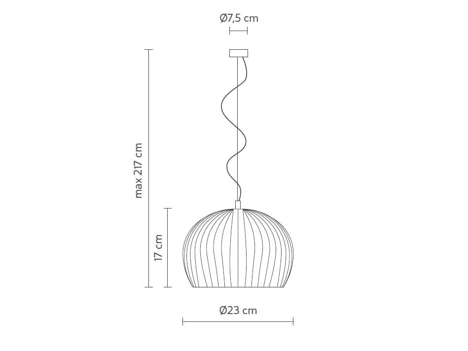 Керамический подвесной светильник Karman ARCH-00020128 - Вид №3