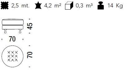 Moroso Мягкая кожаная подставка для ног Timeless sun-id-1515770 - Вид №1