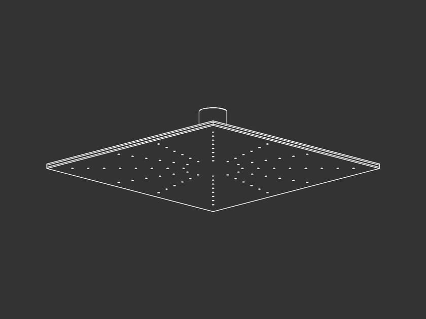 Регулируемая квадратная душевая головка из нержавеющей стали CEADESIGN FREE IDEAS ARCH-00128796
