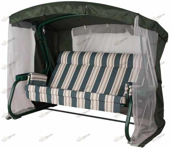 Качели садовые зеленые "Милан Премиум" IMPEX  132265 Зеленый 