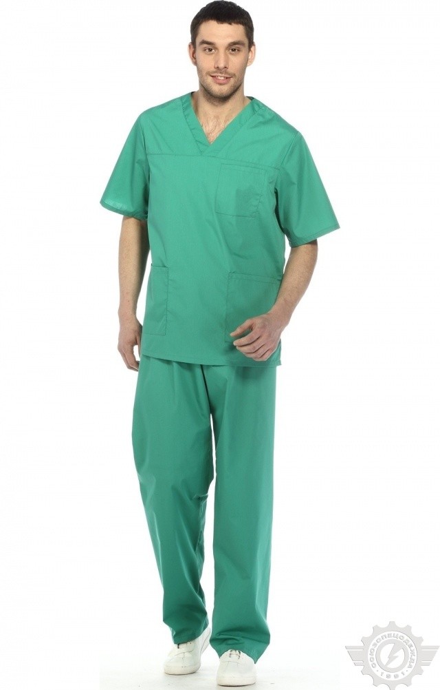 66152 Костюм "Спец" зеленый  Медицинская одежда  размер 56-58/170-176 Спецодежда  - Вид №8