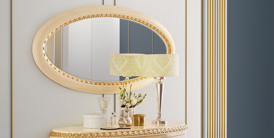 001990 Зеркало овальное Jetclass Venezia - Вид №1