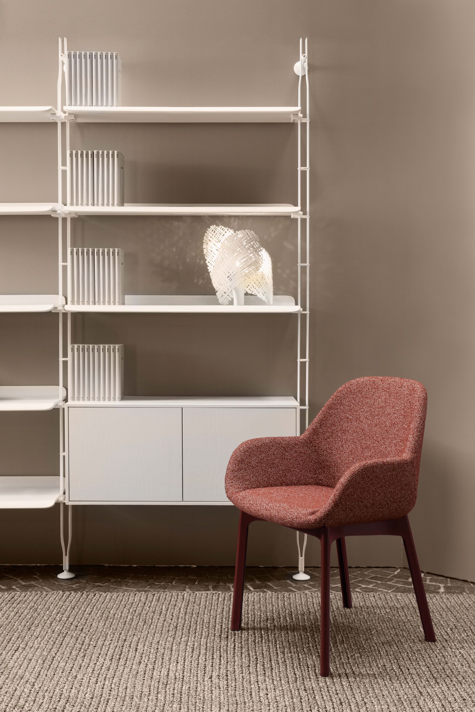 Модульный настенный книжный шкаф из стали и дерева Kartell ADAM WOOD ARCH-00134654 - Вид №19