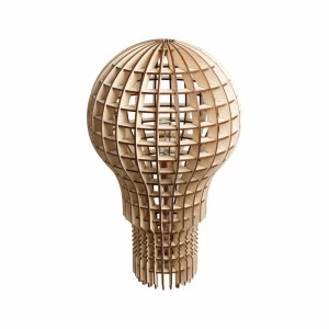 Напольная лампа Лампочка Ильича Светлое дерево S0011 ALBERO НЕОБЫЧНЫЕ 015990 Коричневый