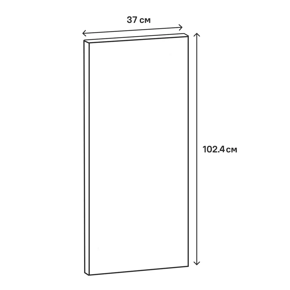 Фальшпанель Delinia ID Касли для кухонного шкафа 37x102.4 см 86881055 STLM-1443418 - Вид №12