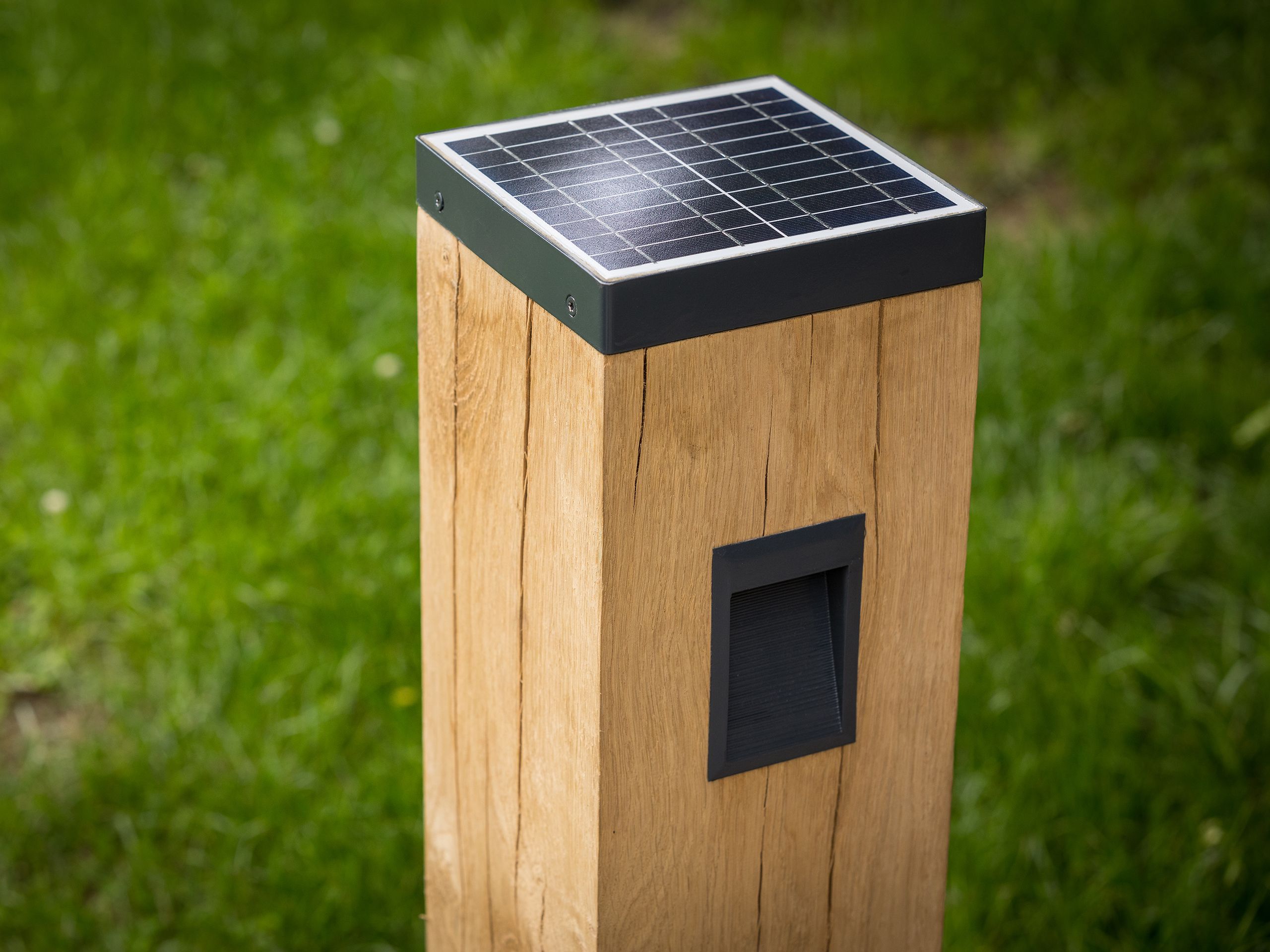 Твердый деревянный солнечный светодиодный светильник Timberlab TORRE SOLAR ARCH-00116264 - Вид №2