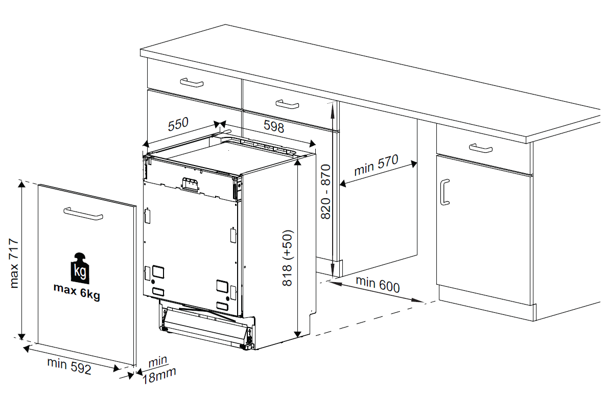 5355877 Встраиваемая посудомоечная машина Beko BDIN14320 STDN-0041936 - Вид №12