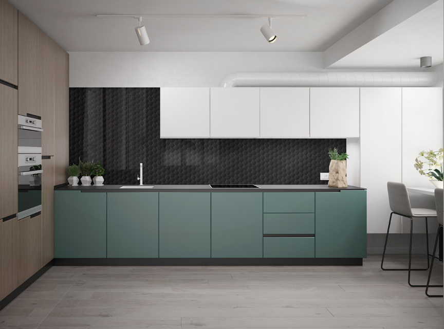 Стеновые панели - Гексагон блэк LIGRON LIST121 2254 - Вид №5