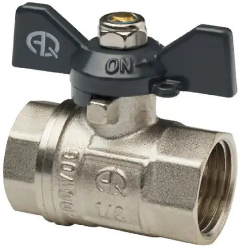 91171445 Кран шаровой Aqualink 1/2" внутренняя-внутренняя резьба STLM-0509347
