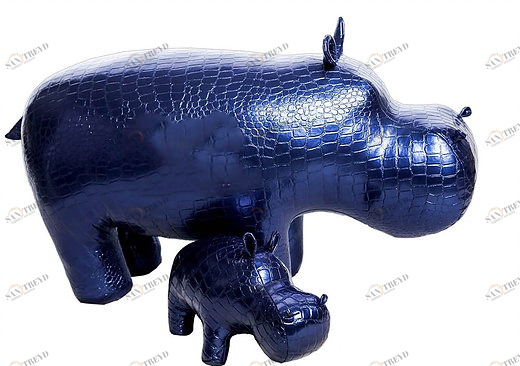 Пуф "Бегемот" ультрамариновый EUROSON БЕГЕМОТ, ЖИВОТНЫЕ 126008 Ультрамарин 