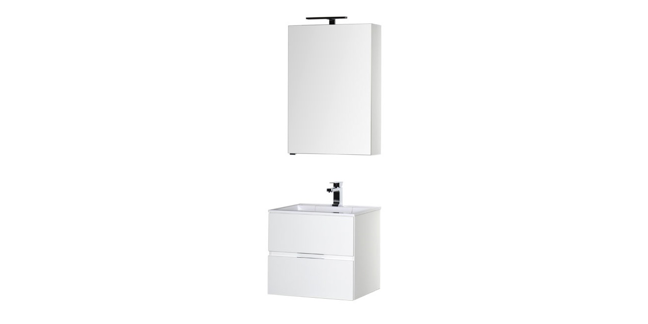 Комплект мебели Aquanet Алвита 60 белый 00184619 - Вид №2