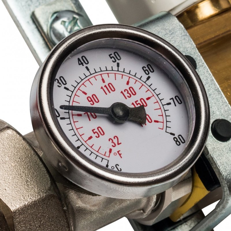 Распределительный коллектор из латуни STOUT 1" х 3/4" х 5 выходов без расходомеров SMB0468000005 - Вид №3