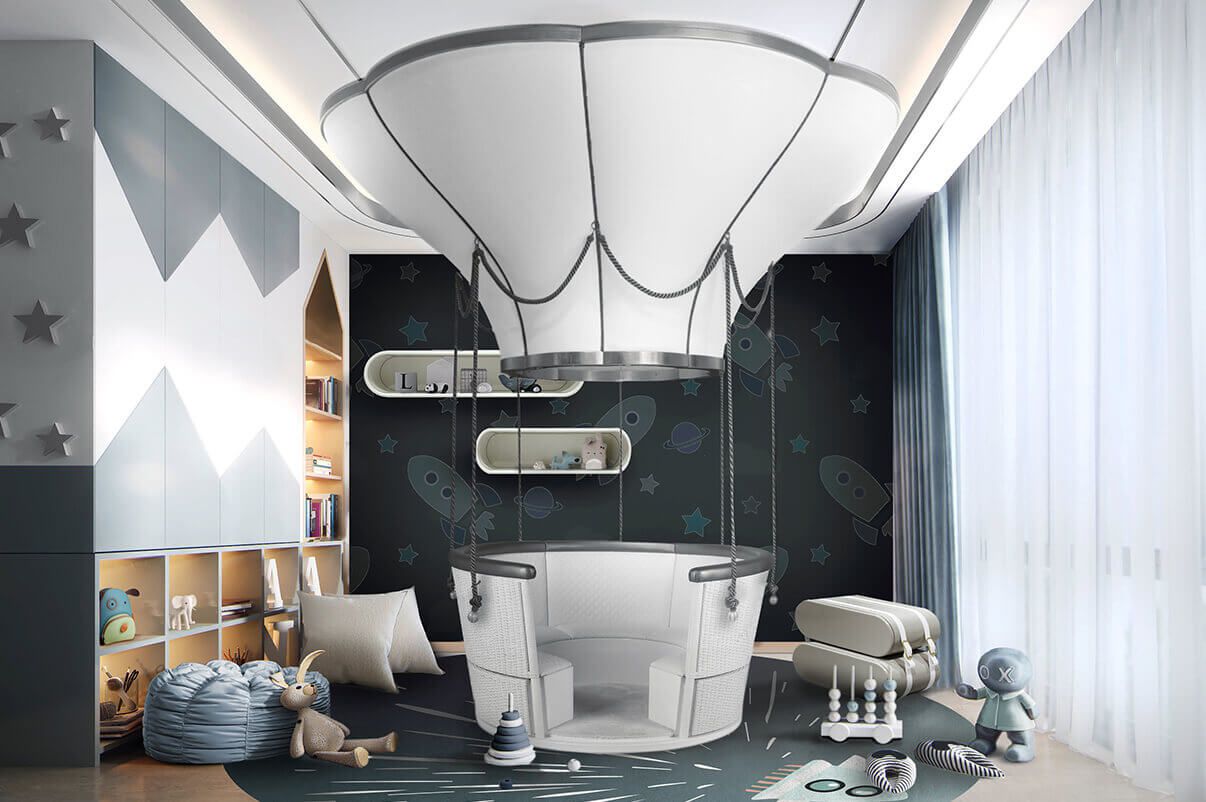 Круглый коврик «Громовая ракета» RUG'SOCIETY Kids 285_908 - Вид №2