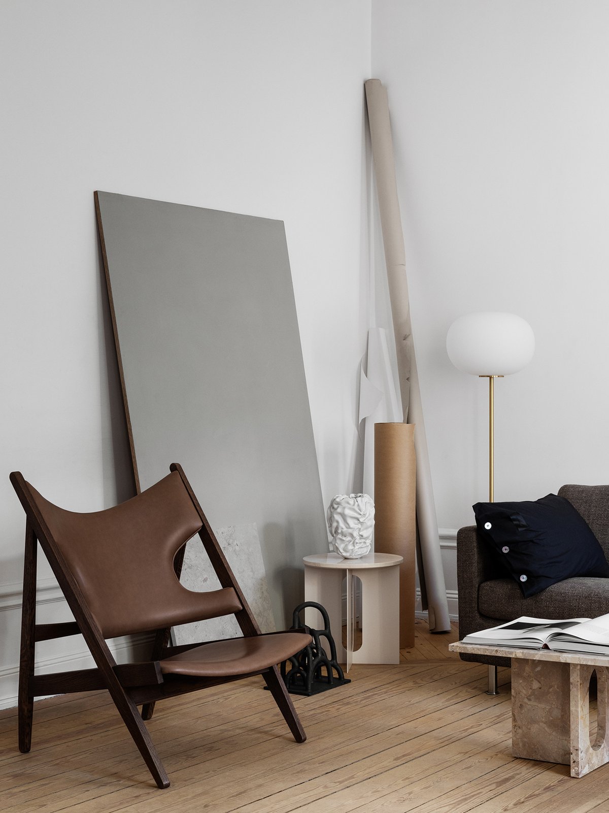 9680004-020600ZZ MENU Вязание Кресло для отдыха Темный мореный дуб | Дакар 0311  - Вид №6