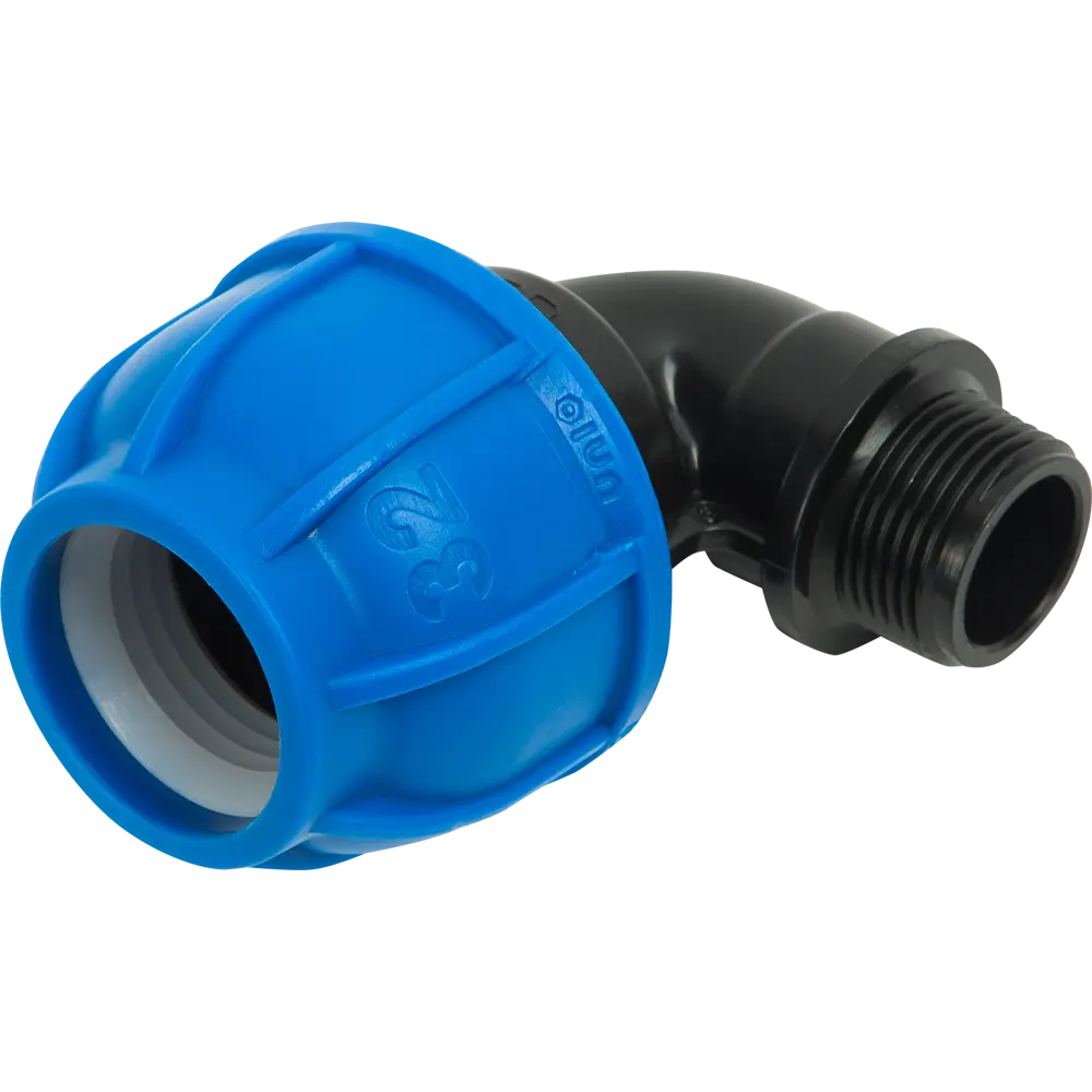 Отвод ПНД Unio ø3/4"х32 мм наружная резьба STLM-2206964