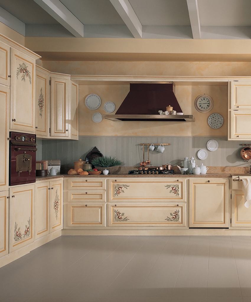 201 Tifernoit Кухня с декором «Гранаты» Cucina - Вид №1