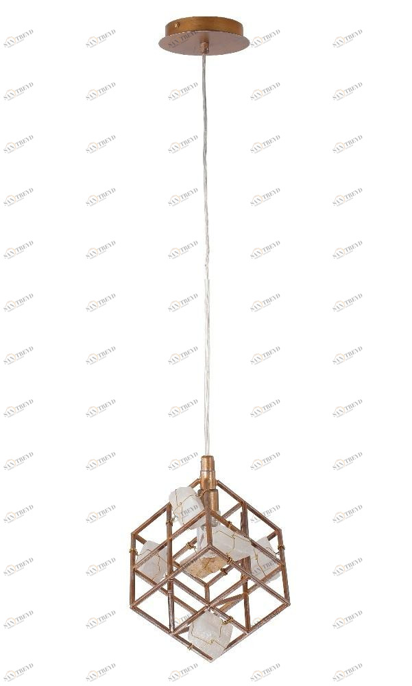 Дизайнерский подвесной светильник Crystal Lux Diego SP1 Gold CRYSTAL LUX DIEGO 102836 Золотой 