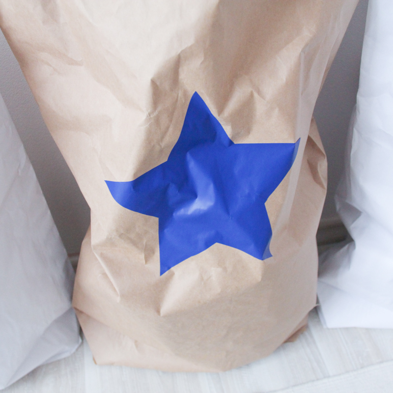 Эко-мешок для игрушек Big Star из крафт бумаги VAMVIGVAM  282070 Белый;бежевый Santreyd  - Вид №1