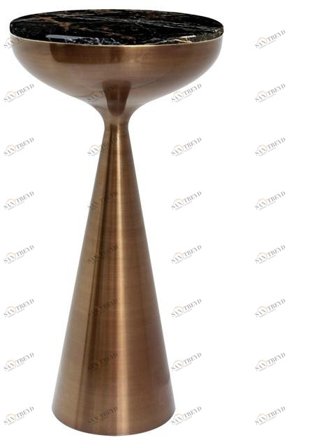 Malabar Круглый журнальный столик из латуни sun-id-1423936