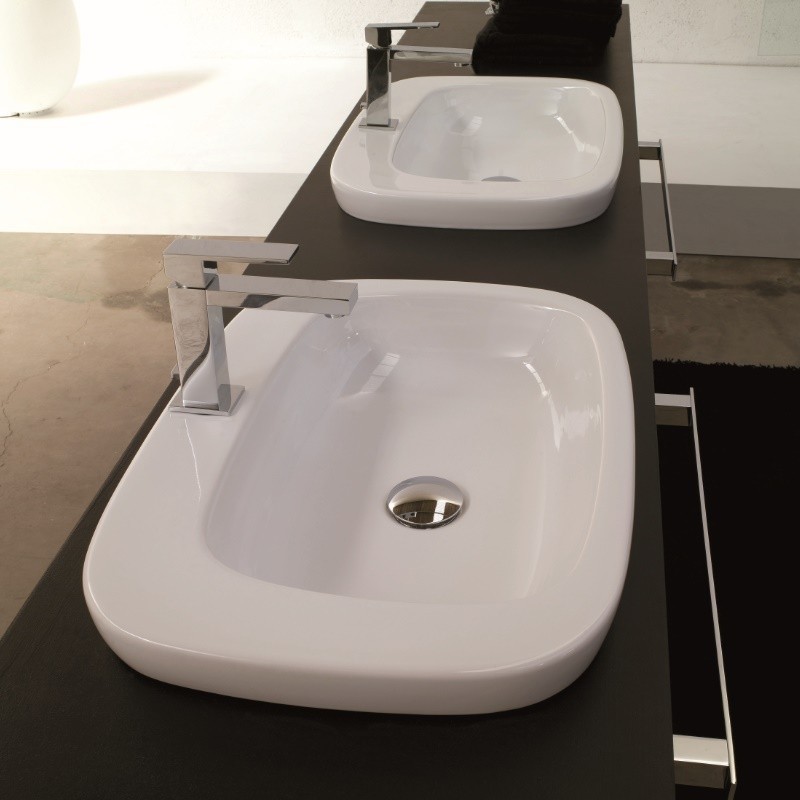 43370 Встроенная раковина под столешницу овальная Ceramica Hidra  - Вид №1