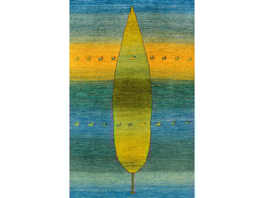 Прямоугольный шерстяной ковер Zollanvari Gabbehs Flora &amp ARCH-00036416