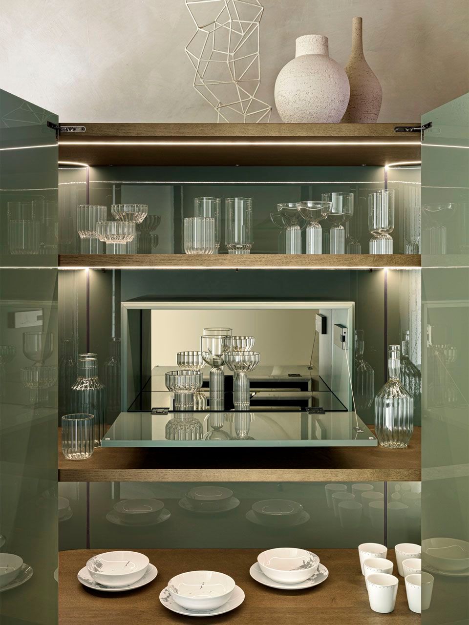 Деревянный шкаф со встроенным освещением Pianca Дедал ARCH-00133326 - Вид №5