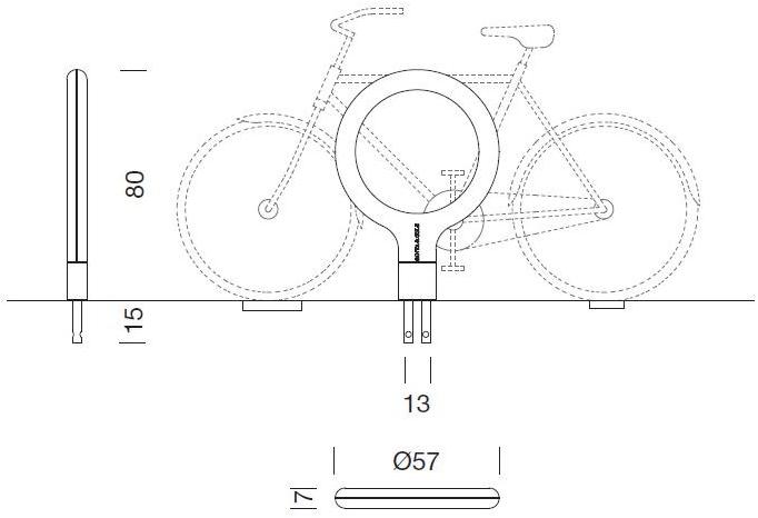 URBIDERMIS Крепление для велосипедов из полиуретана sun-id-1489507 - Вид №4
