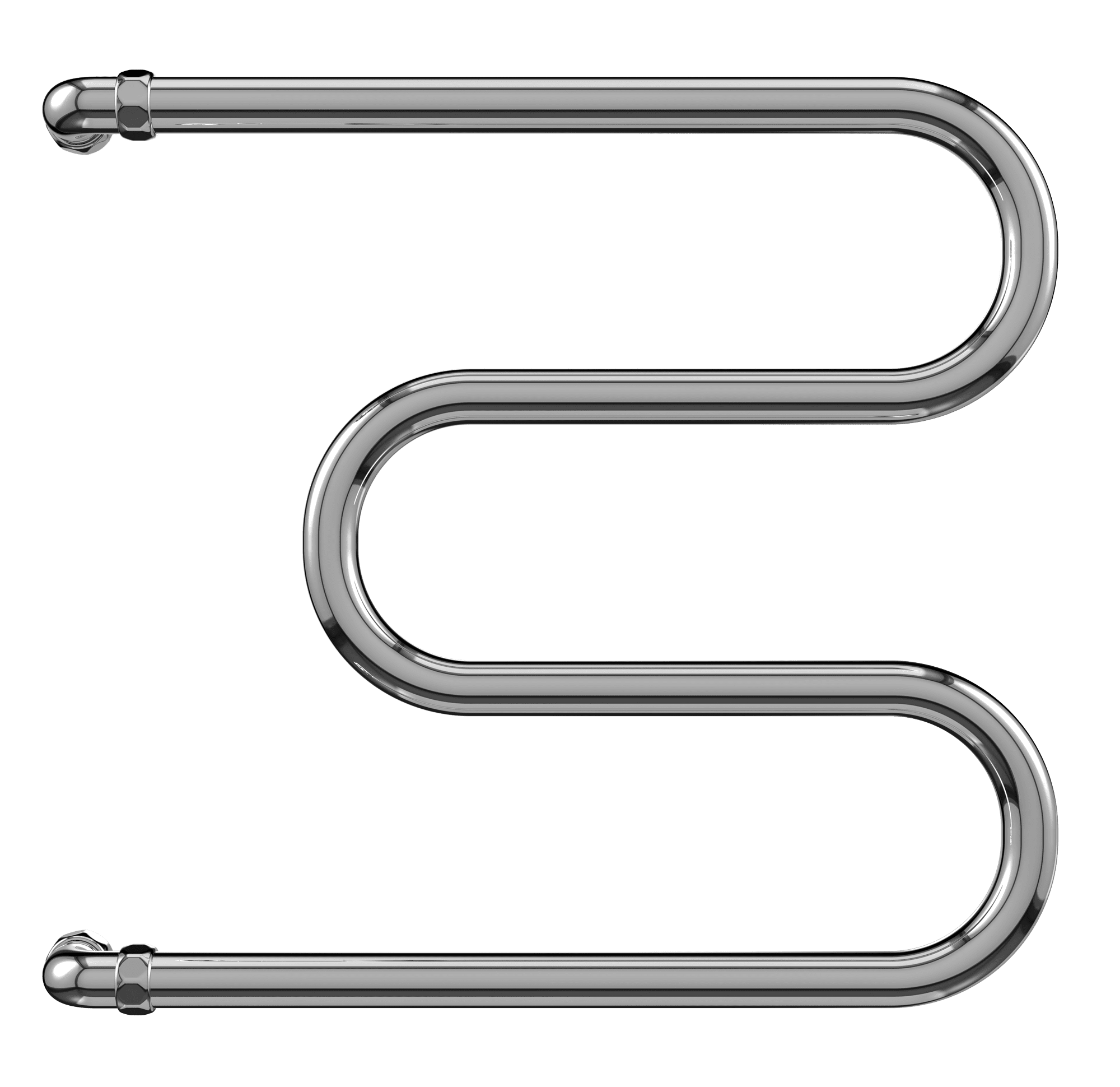 4620768881220 ЭКОНОМ М-обр AISI 32х2 600х700 Полотенцесушитель TERMINUS Нержавеющая сталь - Вид №1