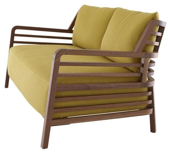 Ligne Roset 2-местный тканевый диван Flax 12190355 - Вид №1